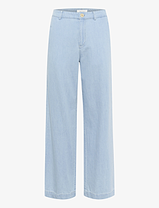 Part Two CoraliePW PA - Bukser - WHITEISH BLUE DENIM / blue