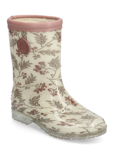 Sofie Schnoor Baby and Kids Rubber boot - Gummistøvler med linjer - ANTIQUE WHITE / beige