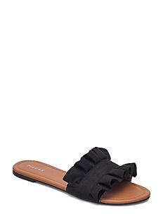 Pieces PSNOLA SANDAL - Flate sandaler - BLACK / black