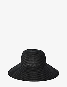 Pieces PCBONITO STRAW HAT SWW - Stråhatter - BLACK / black