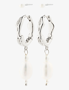 Pilgrim CONSTANCE earrings 2-in-1 set - Kolleksjoner - SILVER PLATED / silver