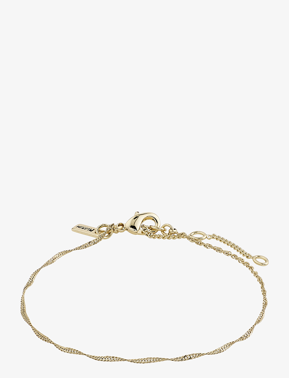 Pilgrim - PERI recycled twirl bracelet - lenkearmbånd - gold plated - 1