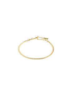 Pilgrim JOANNA recycled flat snake chain bracelet - Lenkearmbånd - GOLD PLATED / gold