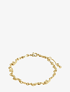 Pilgrim HALLIE organic shaped crystal bracelet - Lenkearmbånd - GOLD PLATED / gold