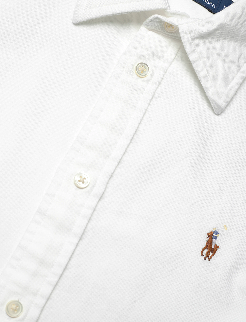 Polo Ralph Lauren - Classic Fit Sleeveless Oxford Shirt - ermeløse bluser - bsr white - 2