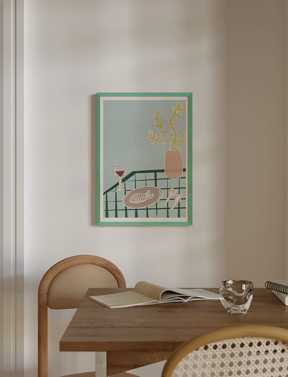 Poster & Frame - Engberg Studio - Pastel Evenings - mat - multi - 1