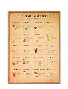 Poster & Frame Cocktail-paper - Plakater - MULTI-COLORED / multi