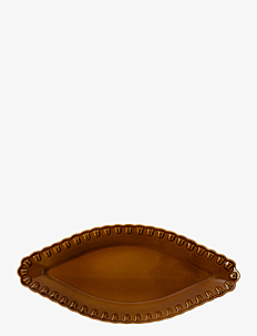 PotteryJo TULIPA Oval platter - PotteryJo - UMBRA / brown