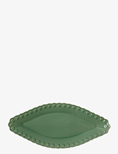 PotteryJo TULIPA Oval platter - PotteryJo - VERONA GREEN / green