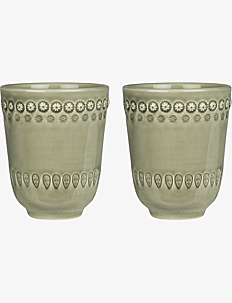 PotteryJo DAISY Mug 2-PACK - PotteryJo - FADED ARMY / khaki/green