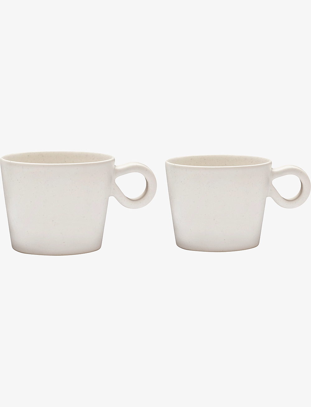 PotteryJo - DARIA Cup 30 cl stoneware 2-pack - kopper & krus - cotton white - 0