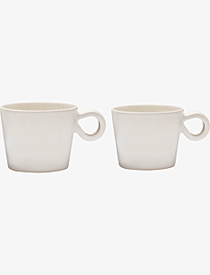 PotteryJo DARIA Cup 30 cl stoneware 2-pack - PotteryJo - COTTON WHITE / white