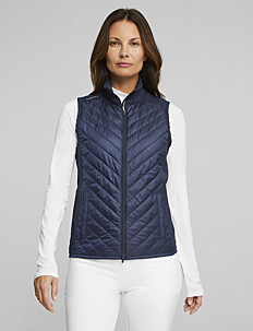 PUMA Golf W Frost Quilted Vest - PUMA - NAVY BLAZER / navy