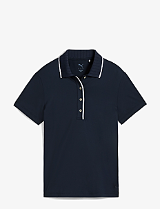 PUMA Golf W Cloudspun Bridges SS Polo - PUMA - DEEP NAVY / navy