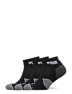 Puma Essential 1/4 Cut 3 Pair Pack - PUMA BLACK