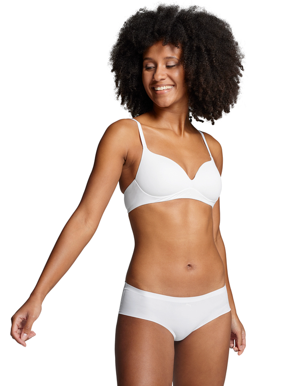 PUMA - PUMA WOMEN SEAMLESS HIPSTER 2P PACK - undertøy - white - 0