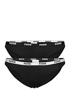 PUMA PUMA WOMEN BIKINI 2P PACK - PUMA Underwear - BLACK / black