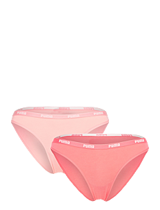 PUMA PUMA WOMEN BIKINI 2P PACK - PUMA Underwear - CORAL COMBO / pink/rose