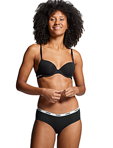 PUMA PUMA WOMEN T-SHIRT BRA 1P - PUMA Underwear - BLACK / black