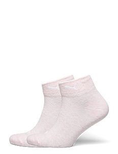 PUMA PUMA WOMEN QUARTER 2P - PUMA Underwear - PINK MÉLANGE / pink/rose