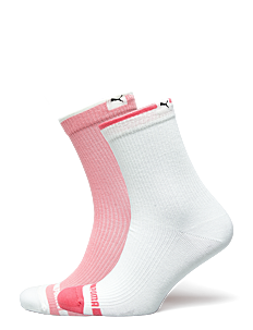 PUMA PUMA WOMEN RIB SOCK 2P - PUMA Underwear - PRISTINE / PINK FRUIT / multi