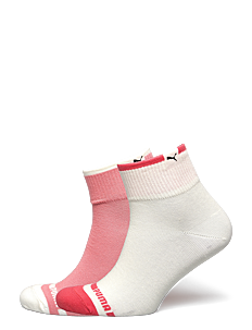 PUMA PUMA WOMEN HERITAGE TOE QUARTER 2P - PUMA Underwear - PRISTINE / PINK FRUIT / multi