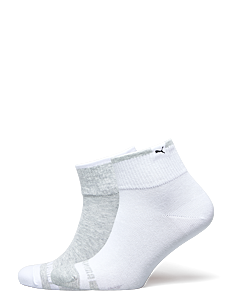 PUMA PUMA WOMEN HERITAGE TOE QUARTER 2P - PUMA Underwear - WHITE / GREY / multi