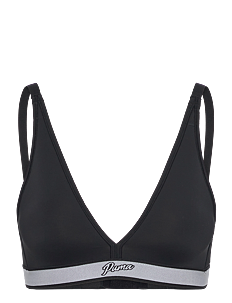 PUMA PUMA WOMEN PADDED TRIANGLE TOP 1P - PUMA Underwear - BLACK / black