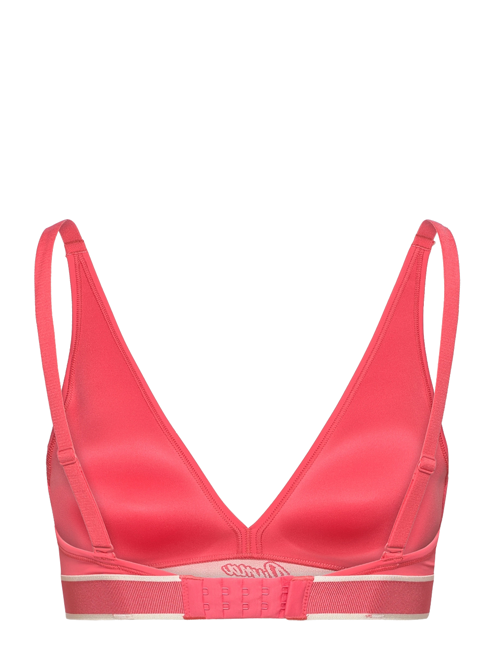 PUMA - PUMA WOMEN PADDED TRIANGLE TOP 1P - sports-bh - coral - 1