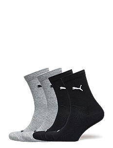 PUMA PUMA WOMEN SOCK 4P ECOM - PUMA Underwear - GREY MELANGE / BLACK / multi