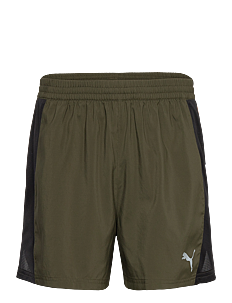 PUMA RUN FAVORITE VELOCITY 5" SHORT M - Løpeshorts - DARK OLIVE-PUMA BLACK / khaki/green