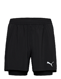 PUMA RUN FAVORITE VELOCITY WOVEN 2IN1 SHORT M - Løpeshorts - PUMA BLACK / black