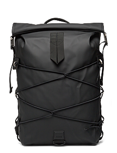 Rains Trail Cord Rolltop Backpack W3 - Kolleksjoner - BLACK / black