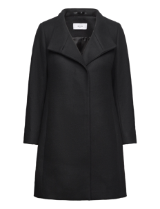 Reiss MIA Coat - Kåper - BLACK / black