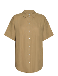 Résumé SaccaRS Shirt Unisex - Kortermede skjorter - WARM SAND / brown