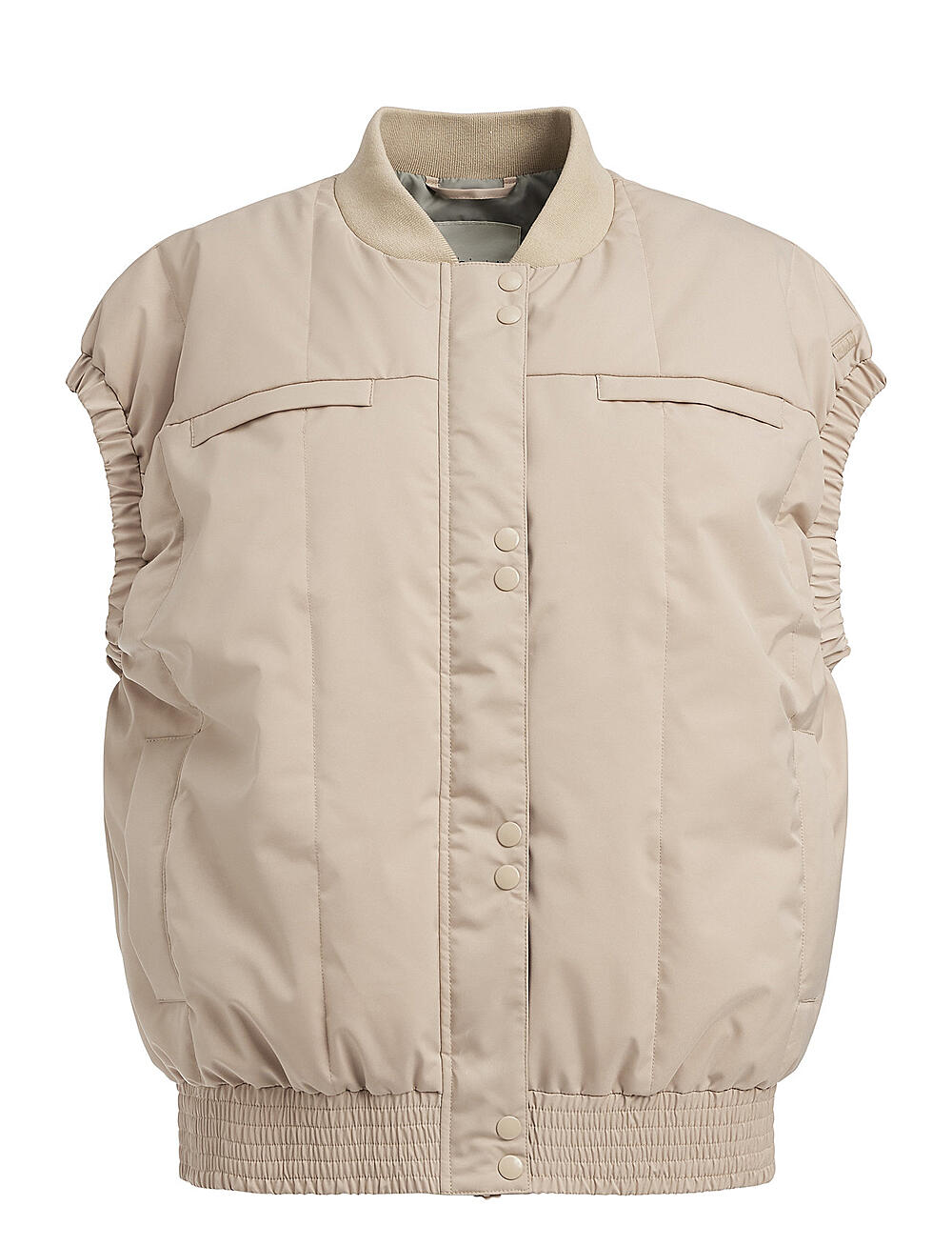 Rethinkit Studios - Puffer Gilet To Go - yttertøy - beige - 1