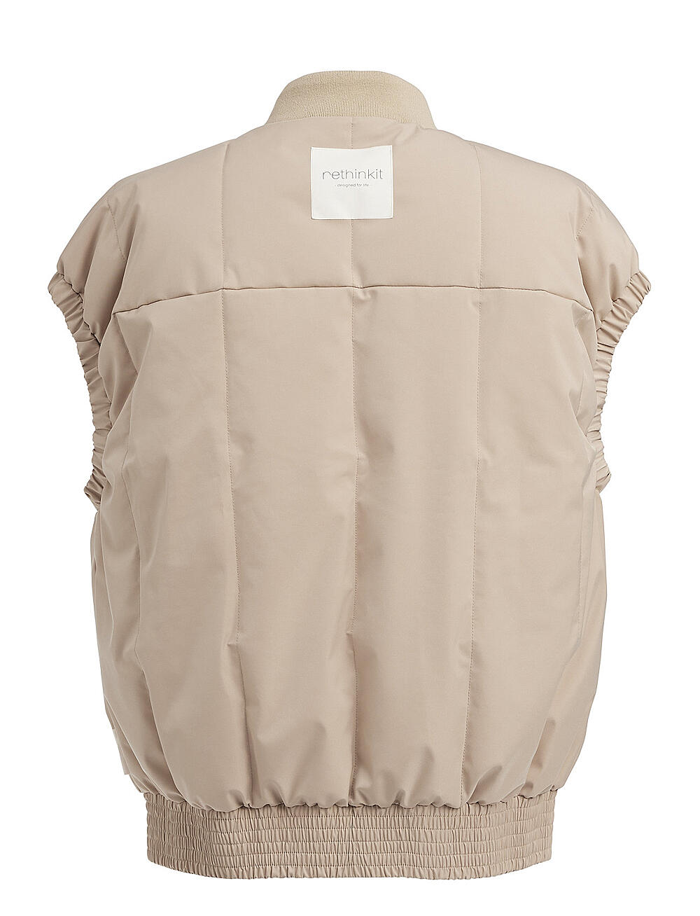 Rethinkit Studios - Puffer Gilet To Go - yttertøy - beige - 2