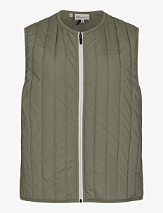 Röhnisch Lake Padded Vest - Vester - VETIVER GREEN / green