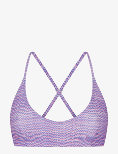 Röhnisch Simi Bikini Top - Bikinier - ZIGZAG PURPLE / purple