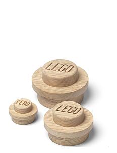 LEGO STORAGE LEGO Wooden Wall Hanger Set - Møbler - OAK SOAP / beige