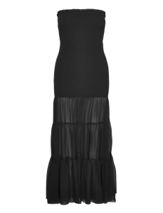 ROTATE Birger Christensen CHIFFON STRAPLESS DRESS - Selskapskjoler - BLACK / black