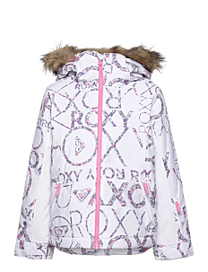 Roxy ROXY PIE GIRL JK - Skijakker - BRIGHT WHITE LLUVIA RG / white