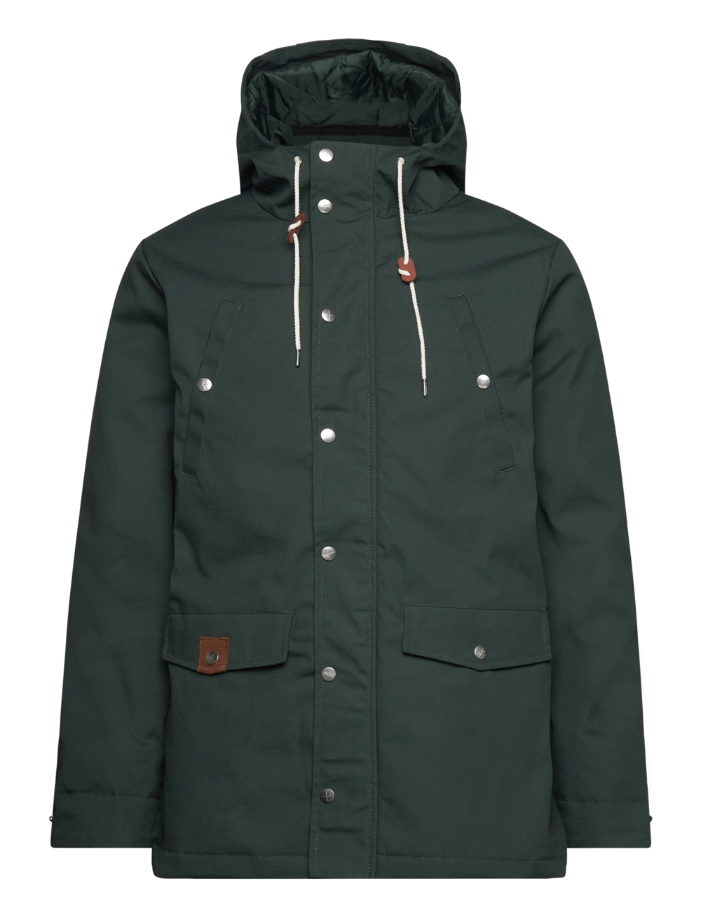 Revolution - Parka Jacket - vinterjakker - darkgreen - 0