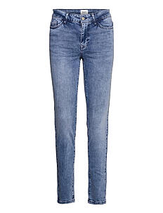 Saint Tropez MollySZ MW Slim Jeans - Slim jeans - LIGHT BLUE DENIM / blue