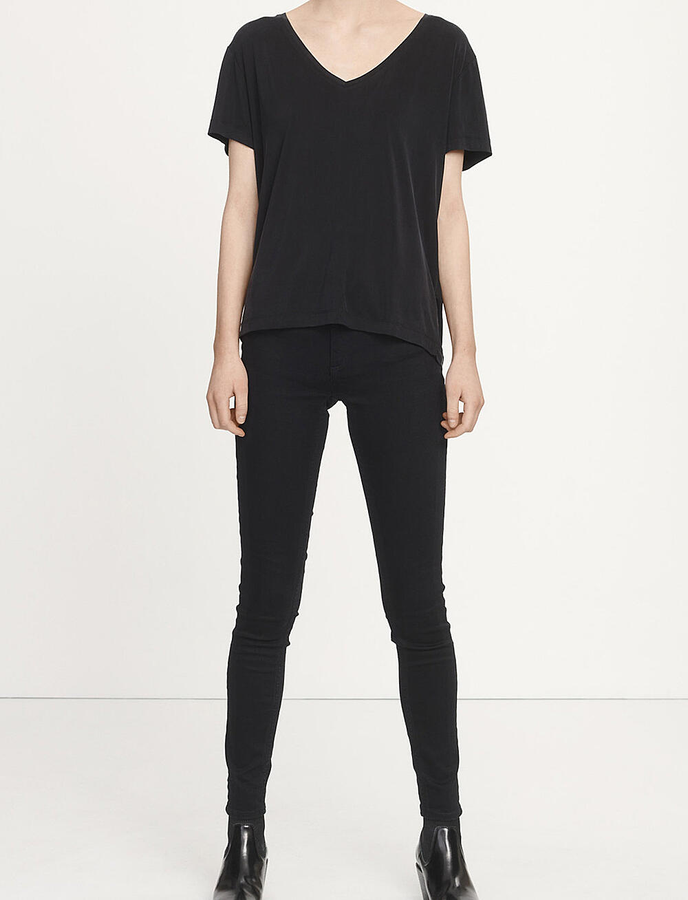 Samsøe Samsøe - Siff v-neck 6202 - black - 0