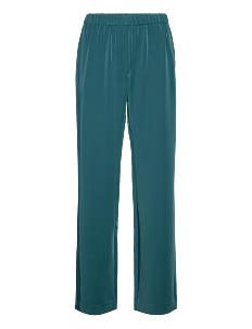 Samsøe Samsøe Hoys straight pants 7331 - Rette bukser - ATLANTIC DEEP / green