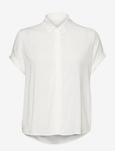 Samsøe Samsøe Majan ss shirt 9942 - Kortermede skjorter - CLEAR CREAM / white