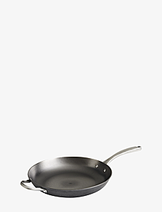 Satake Cast Iron Nitriding frying pan with helping handle - Kjøkken - BLACK / black