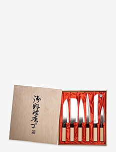 Satake Satake Houcho gift box with 6 knives - Knivsett - BEIGE / beige