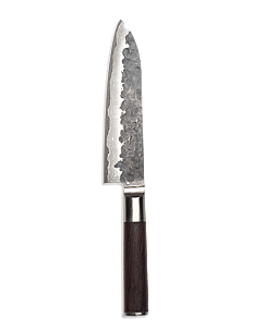 Satake Satake Santoku knife - Santokukniver - BROWN AND STEEL / silver